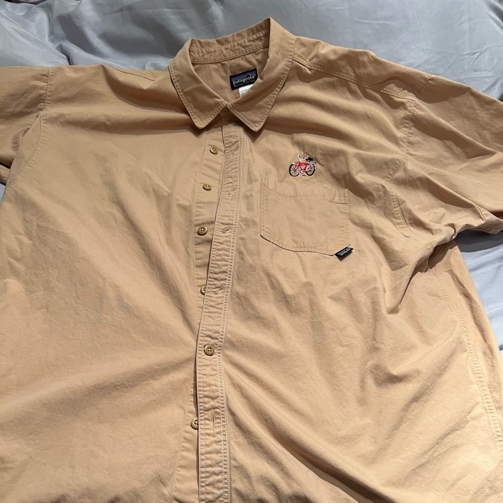 Patagonia 100% cotton, size XL, new belgium beer shirt, Free shipping